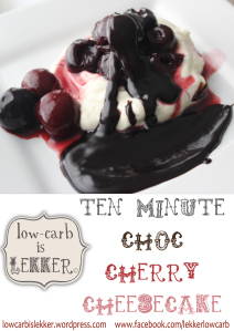 Watermark - 10 minute choc-cherry cheesecake