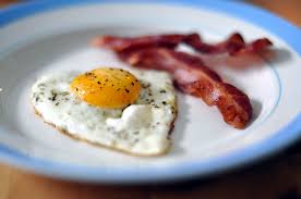bacon and eggs