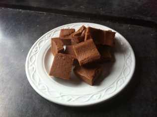 Low-carb chocolate fudge