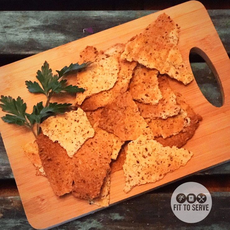 keto high fiber cheesy crackers